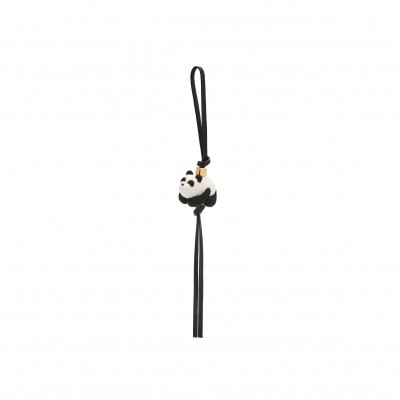 LOEWE PANDA CHARM IN FELT AND CALFSKIN C621232XCP